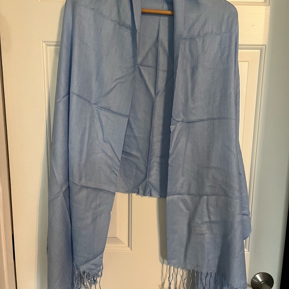 Gorgeous Light Blue Women's Pashmina Wrap